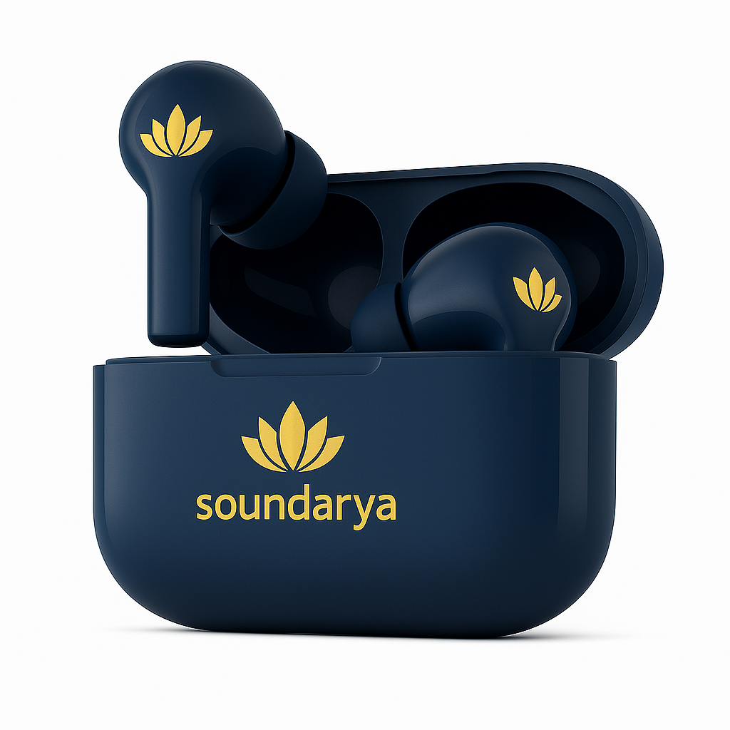 SOUNDARYA™ WavePods X – Navy Blue Edition