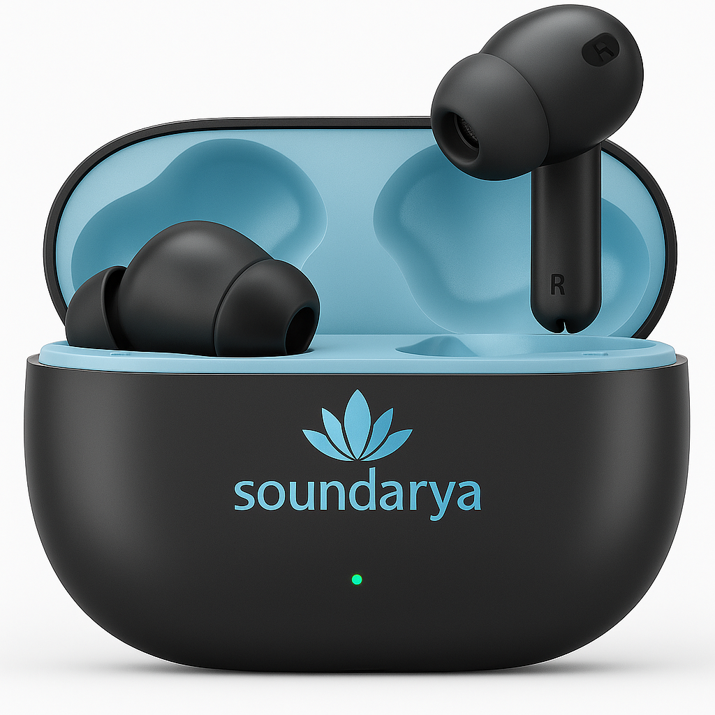Soundarya Premium Wireless Earbuds – Elegant Design, Pure Sound